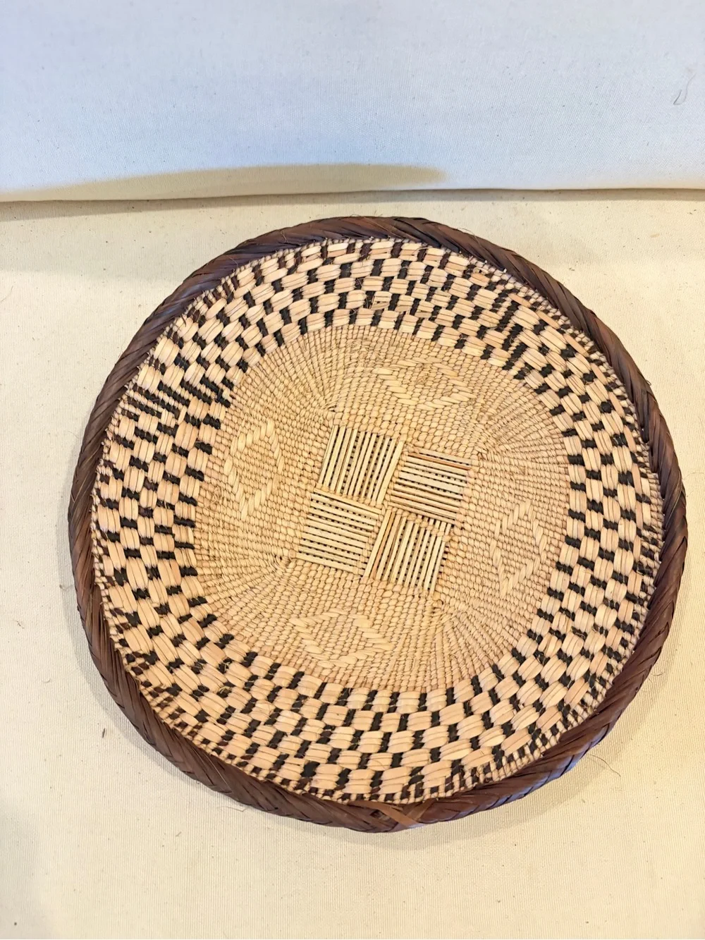 NEW Africa Woven Basket. Made by the Binga people of Zambia/Zimbabwe